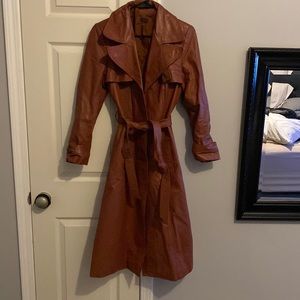 Authentic leather jacket, no tag, fits like small, 7 buttons, pockets